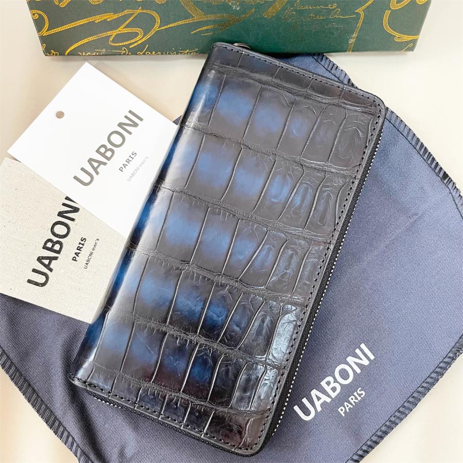 アリゲーター・ファスナー長財布 EU製 UABONI ユアボニ 希少 アリゲーター・ファスナー長財布 EU製 UABONI ユアボニ 希少