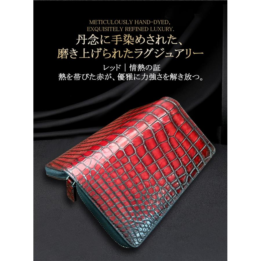 レザー　手彫り装飾長財布　ワニ革　鰐革 本革 爪付きクロコダイル革パッチワーク財布 長財布 ワニ 手 鰐