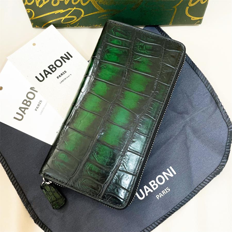 アリゲーター・ファスナー長財布 EU製 UABONI ユアボニ 希少 アリゲーター・ファスナー長財布 EU製 UABONI ユアボニ 希少