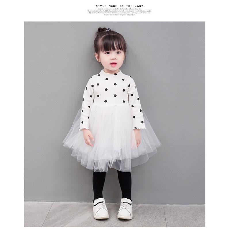 水玉柄ワンピース きれいめ 春 入園式 入学式 女の子 ベビー ドレス 長袖 祝い 赤ちゃん 誕生日 服 1歳2歳3歳4歳 女の子 発表会 70 80 90 100 子供服 Etlf34 Akiraヤフーショッピング店 通販 Yahoo ショッピング
