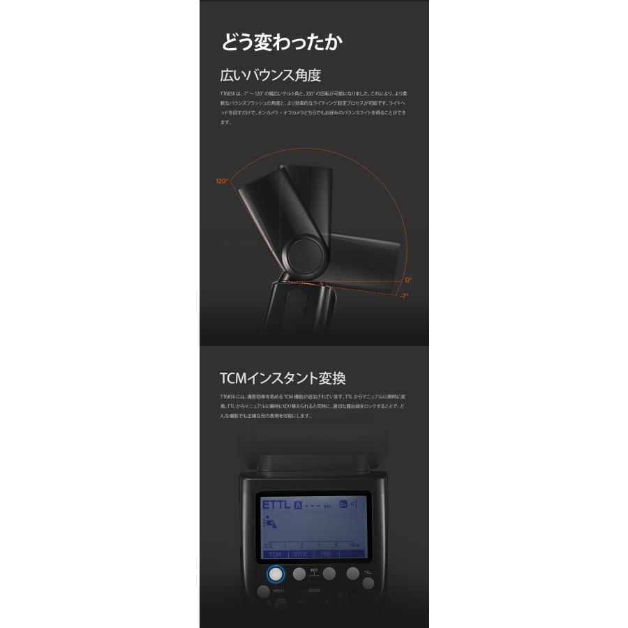 GODOX（ゴドックス） 改良版Godox TT685II-N GN60 フラッシュストロボ