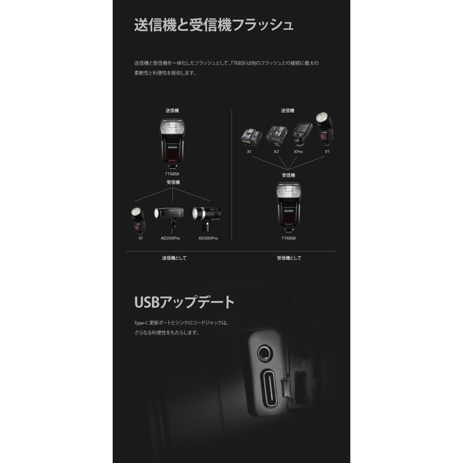GODOX（ゴドックス） 改良版Godox TT685II-N GN60 フラッシュストロボ