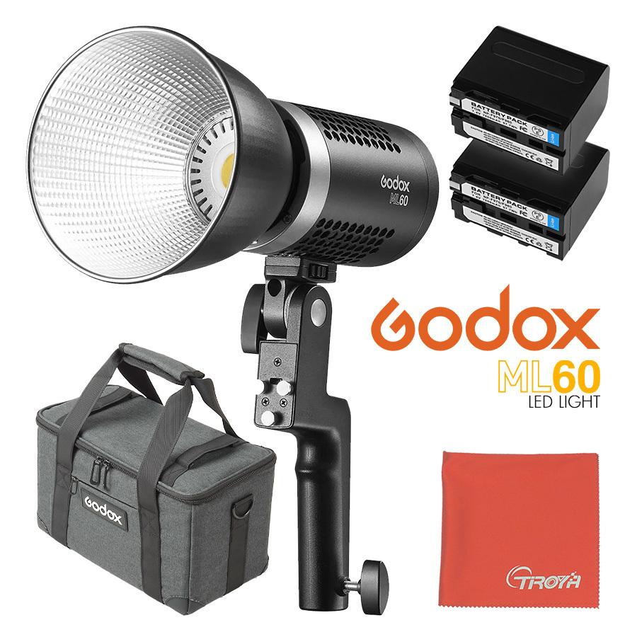 日本公認代理店] Godox ML60 60W 手持ち式 LEDライト 5600±200K