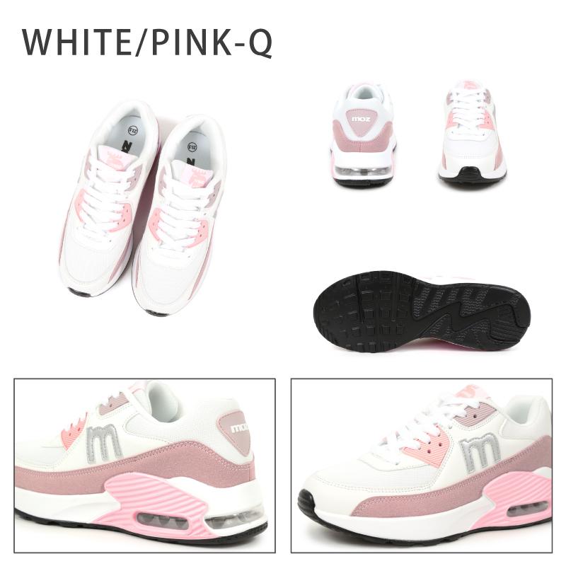 moz（モズ） スニーカー レディース エアークッション レースアップ