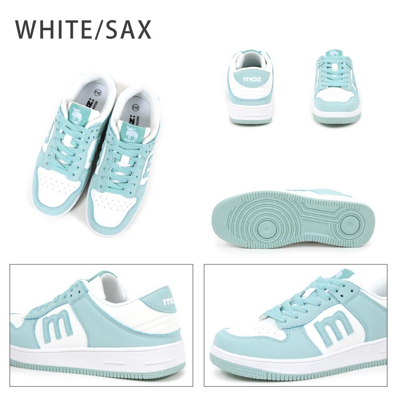 moz（モズ） スニーカー レディース ローカット コンビカラー 運動靴