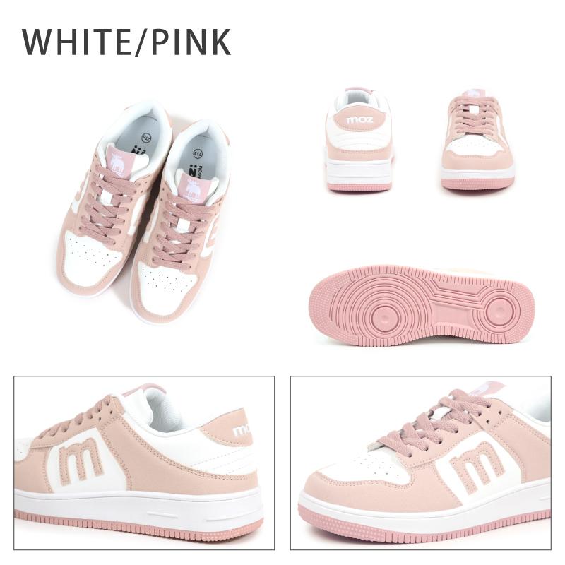 moz（モズ） スニーカー レディース ローカット コンビカラー 運動靴