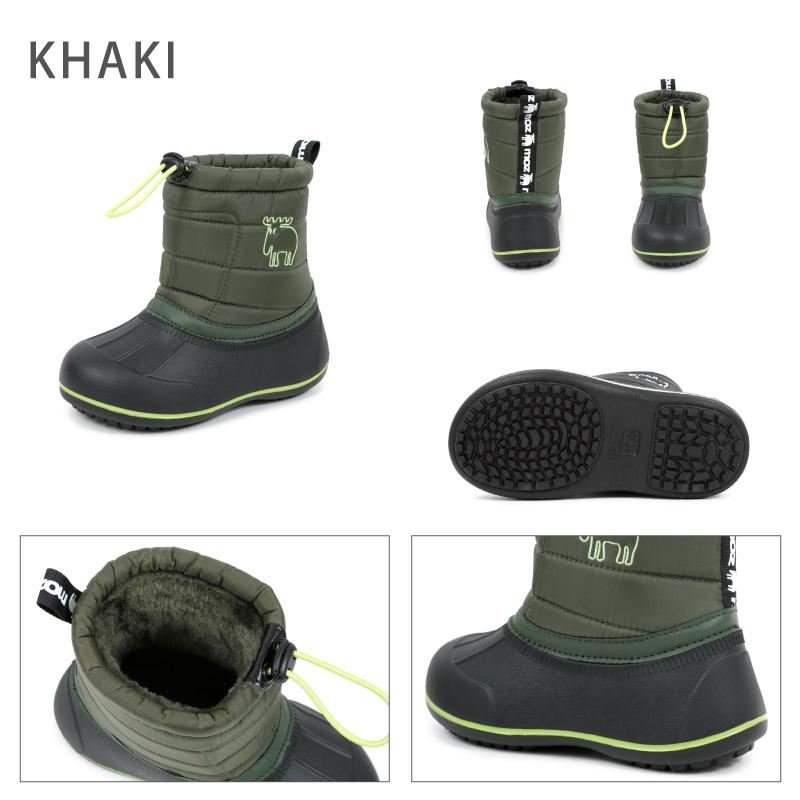 moz（モズ） 防寒靴 ダウンブーツ キッズ 16〜19cm km8209 アキリコ