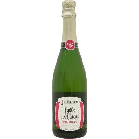 ジャイアンス　ミュスカ　ノンアルコール　スパークリング　NV　白泡　750ml×12本 JAILLANCE　BULLES DE MUSCAT(ALCOHOL 0%　SPARKLING）2400