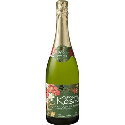 甲州 SEC スパークリング 750ml 6本入り 酵母の泡 甲州 セック スパークリングワイン 泡白 720ml×6本セット SEC