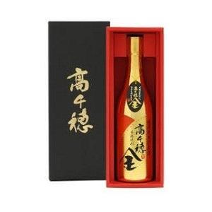 高千穂酒造 黒麹樫樽長期貯蔵　高千穂　金ボトル 麦焼酎 25度 720ml/6本.hn お届けまで20日ほどかかります