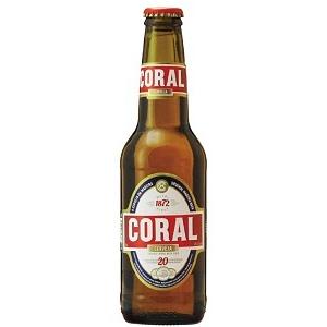 Portugal ECM コーラルビール 330ml/24本.hnt ポルトガル ビール お届けまで10日程かかります