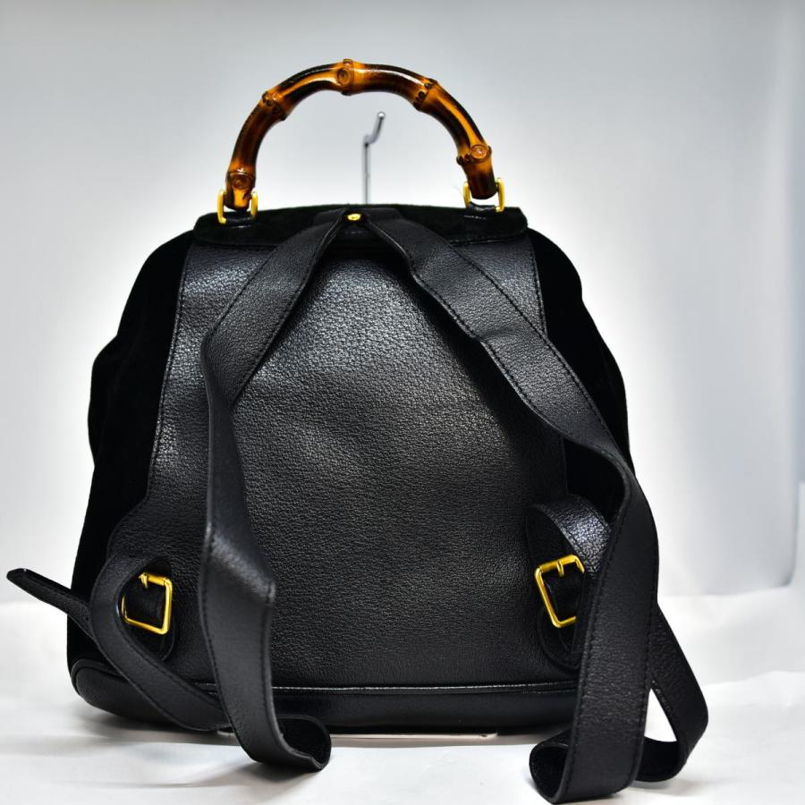GUCCI 鑑定済 グッチ バンブーリュック バックパック バック GUCCI 鑑定済 グッチ バンブーリュック バックパック バック