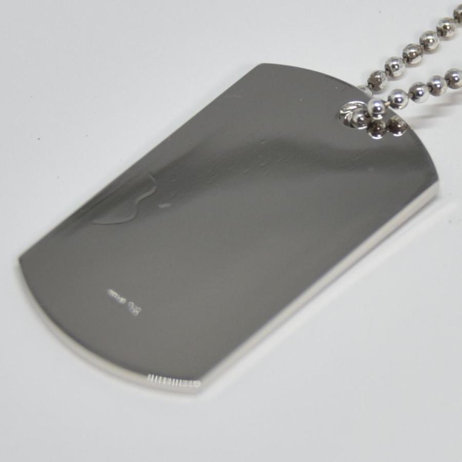 GUCCI グッチ ドッグタグ ネックレス ロゴプレート シルバー925