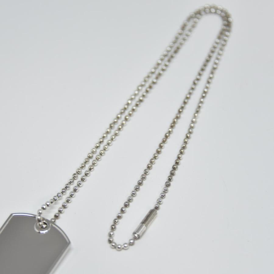 GUCCI グッチ ドッグタグ ネックレス ロゴプレート シルバー925