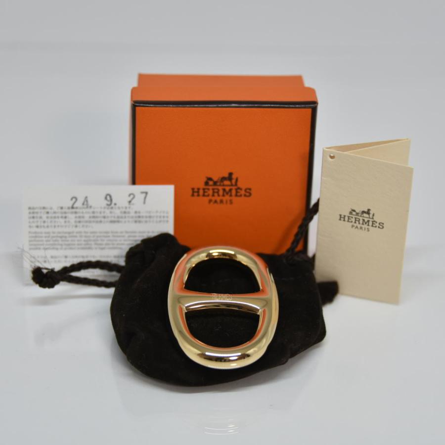 HERMES エルメス シェーヌダンクル スカーフリング 箱無し 正規品 エルメス シェーヌダンクル スカーフリング | イリス ウォッチ