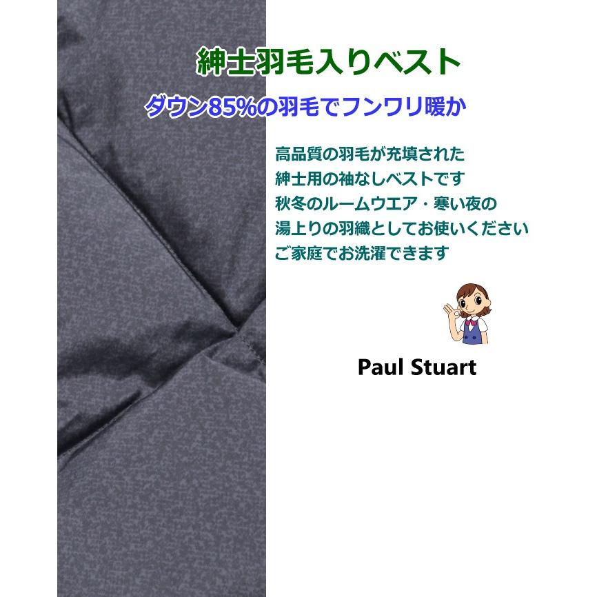 紳士 羽毛ベスト Mサイズ Paul Stuart ポールスチュアート 紳士 羽毛ベスト Mサイズ Paul Stuart ポールスチュアート