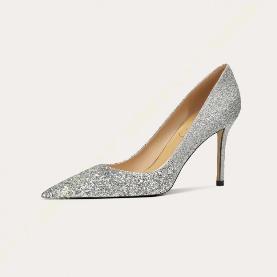 シルバー パンプス ヒール 6cm 8cm 10cm 結婚式 パーティー シルバー パンプス ヒール 6cm 8cm 10cm 結婚式 パーティー