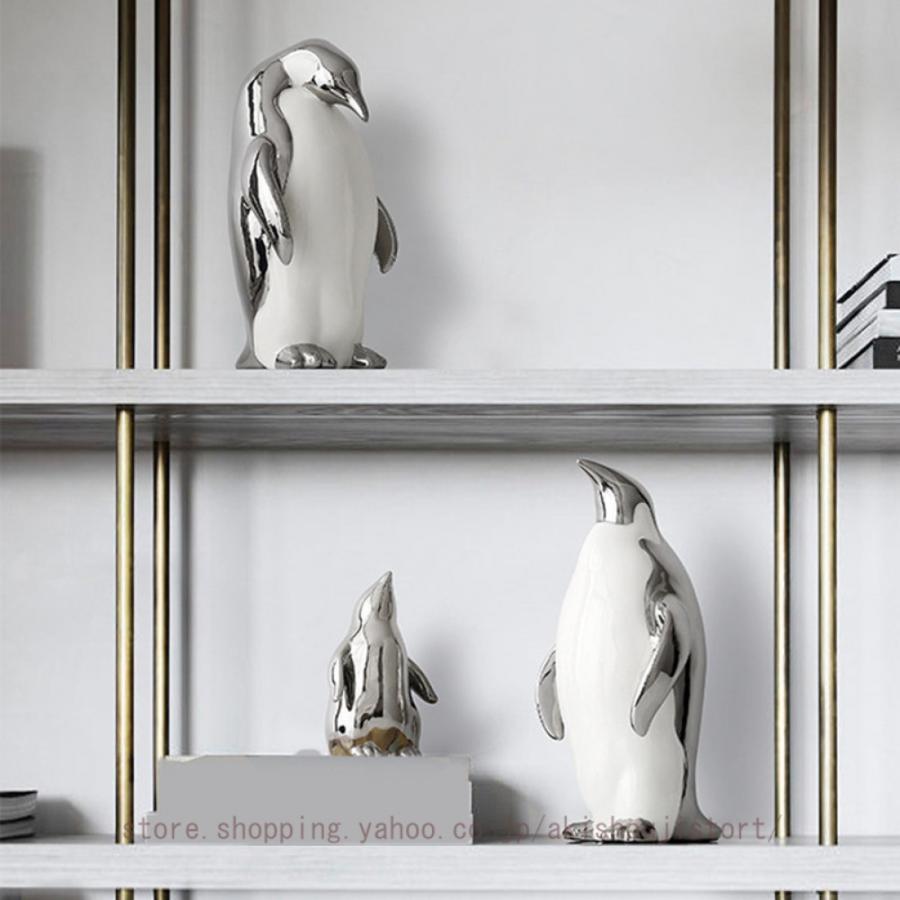 ペンギン オブジェ 彫刻 置物 アニマル彫刻 陶器 家装飾 ペンギン オブジェ 彫刻 置物 アニマル彫刻 陶器 家装飾