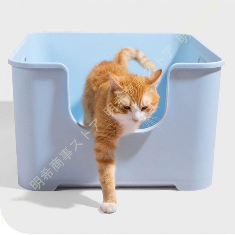 スプレー対策にも 猫砂やおしっこの飛び散りを防止する 壁の高い スプレー対策にも 猫砂やおしっこの飛び散りを防止する 壁の高い