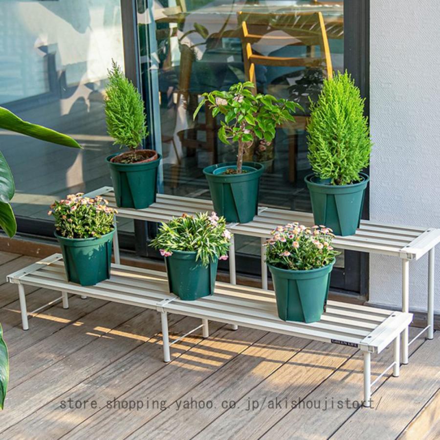フラワーステージ 新生活 アルミ製 フラワースタンド 屋外 園芸 フラワーステージ 新生活 アルミ製 フラワースタンド 屋外 園芸