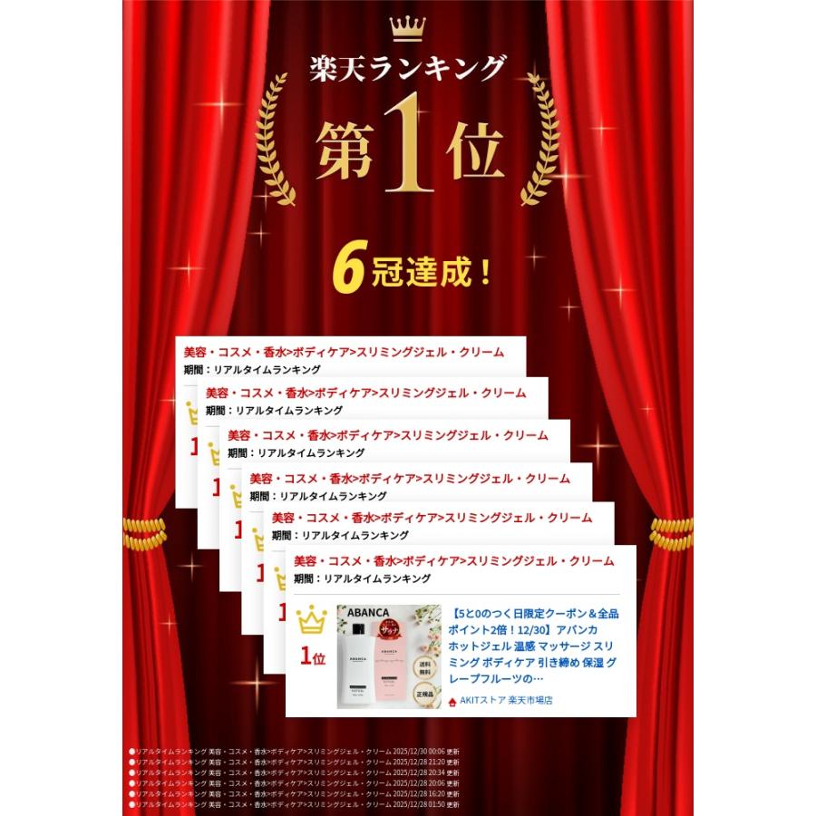 アバンカ ホットジェル 温感 マッサージ スリミング ボディケア