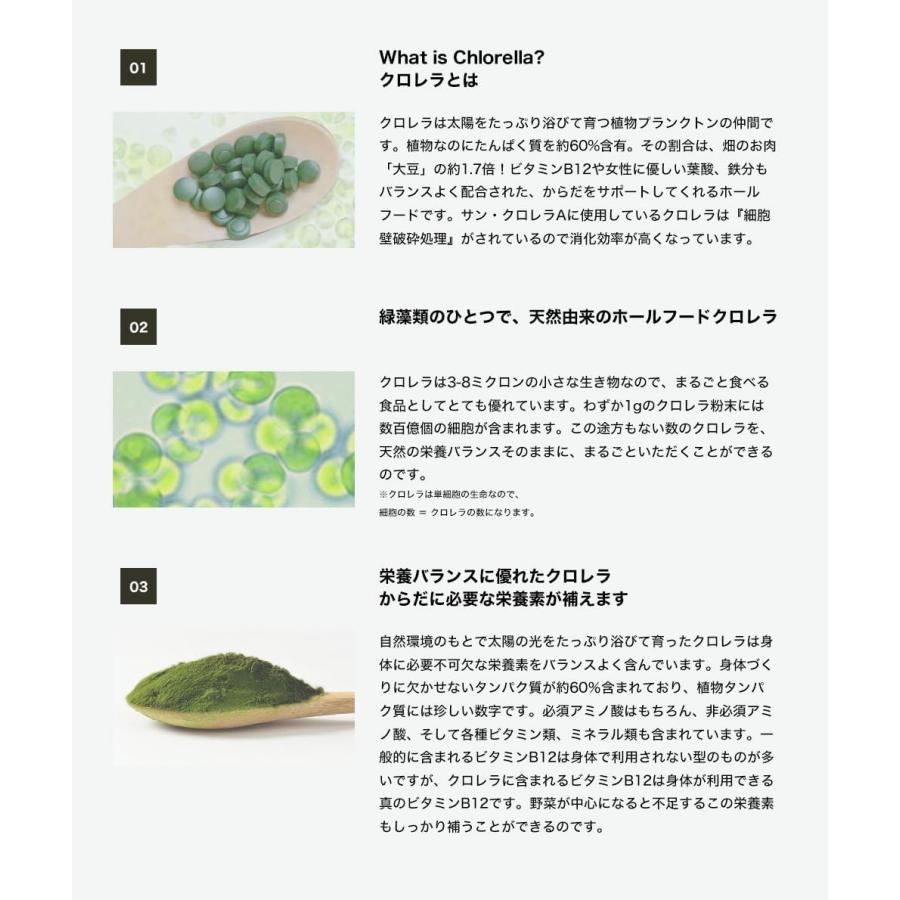 サンクロレラ サン・クロレラA クロレラ サプリメント 300粒×3箱セット 