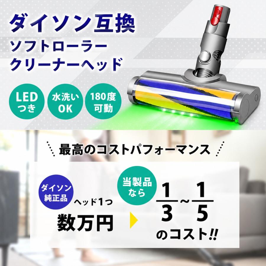 Dyson（ダイソン） クリーナーヘッド ソフトローラー Dyson V7 V8 V10