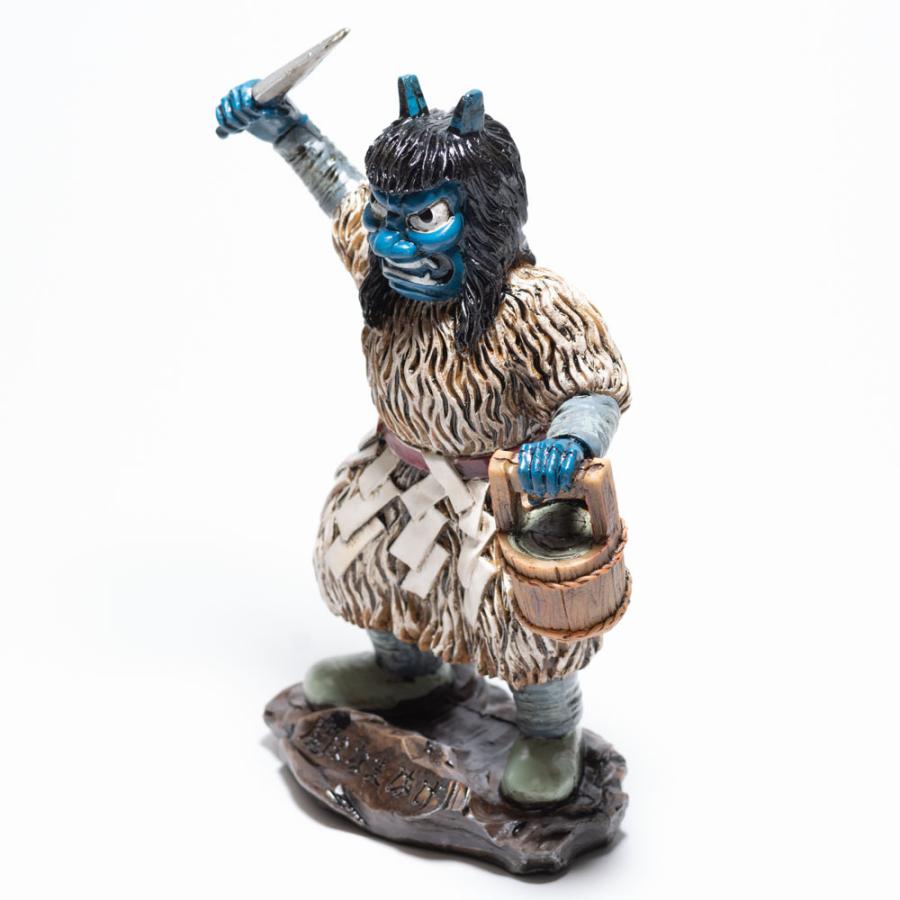 魔除けなまはげ置物 青 : 秋田県物産振興会 Yahoo!店 - 通販 - Yahoo