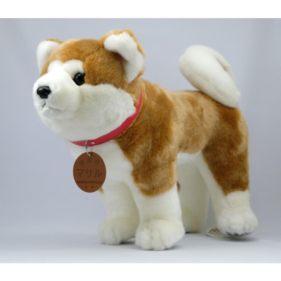 公益社団法人秋田犬保存会 秋田犬マサルぬいぐるみ 立ちLサイズ : 秋田
