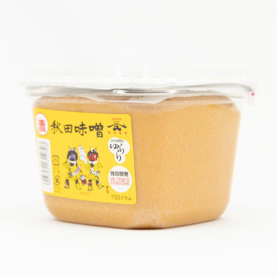 完璧ヤマキウ 秋田味噌なまはげ カップ(漉) 750g みそ 特選 秋田味噌 漉(こし)ピロ袋 1Kg ヤマキウ 小玉醸造 あきたみそ 米味噌 なまはげみそ