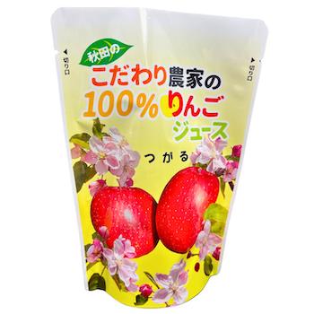 秋田 だいごの丘 りんごジュース つがる 10パック箱入り : あきたぼ