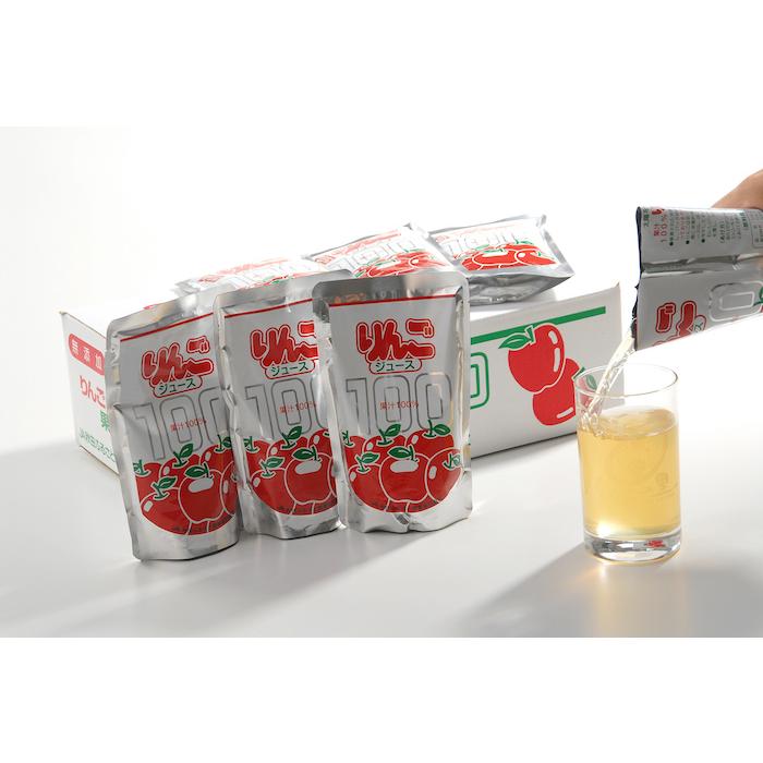 JA秋田ふるさと りんごジュース ふじ 無添加 20パック 箱入り×2箱