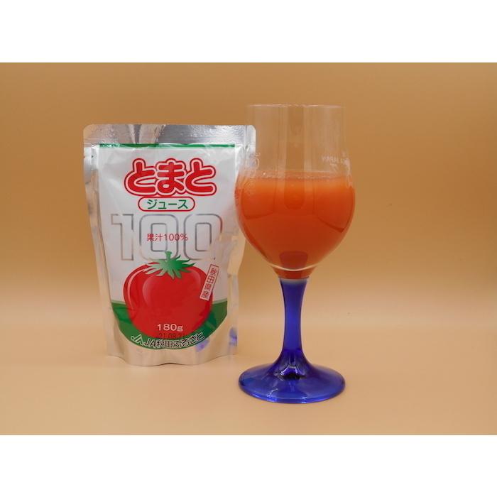秋田産 トマトジュース 果汁100% のむトマト 6箱（120袋入り）送料込み！