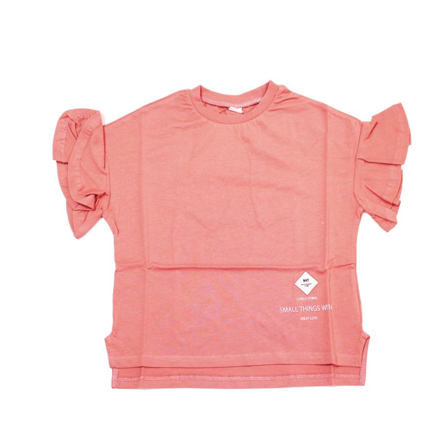 半袖Tシャツ 袖フレア 子供服 女の子 エヌエイチティ NHT 100cm 110cm  