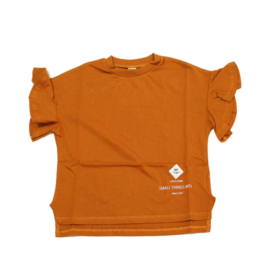半袖Tシャツ 袖フレア 子供服 女の子 エヌエイチティ NHT 100cm 110cm  