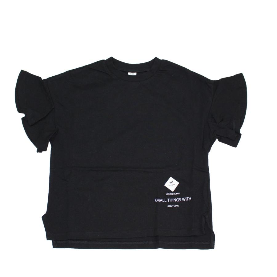 半袖Tシャツ 袖フレア 子供服 女の子 エヌエイチティ NHT 100cm 110cm  