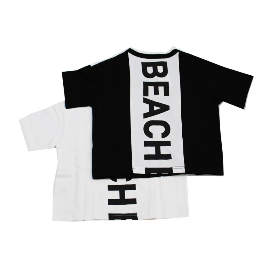 半袖Tシャツ BEACH ビックシルエット 子供服 男の子 女の子 ジーンズベー jeans-b 100cm メール便OK BS83｜akitaoutlet｜04