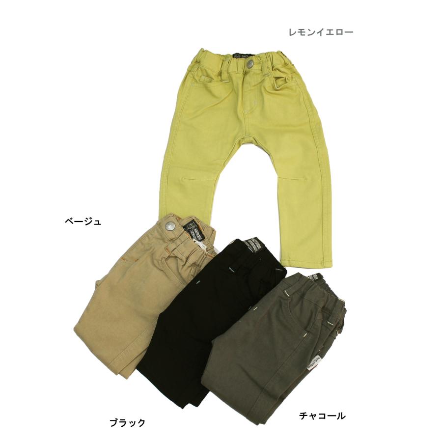 スキニーパンツ 長ズボン 子供服 男の子 女の子 ボトムス メイクユアデイ 80cm 70%OFF 1点のみメール便OK LW30 :M210301:アキタOUTLETヤフー店 通販 メイクユアデイ パンツ スーパーストレッチタックパンツ 140 イエロー