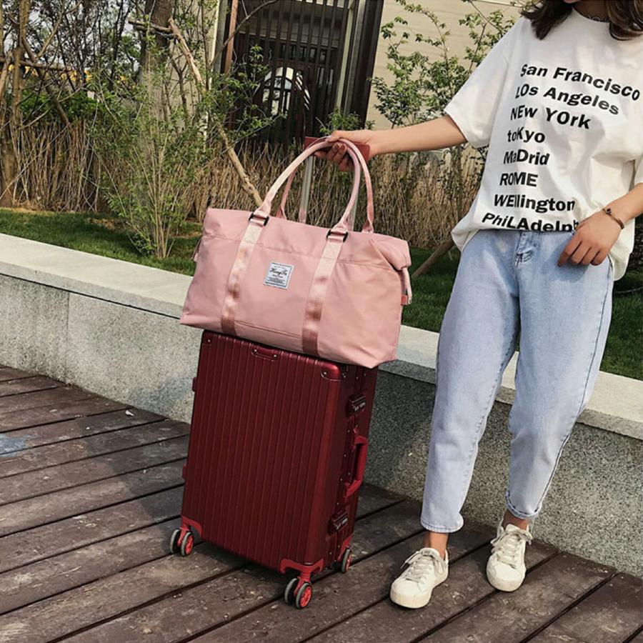 ボストンバッグ 旅行 カバン スポーツ キャリーオン レディース メンズ バック おしゃれ 軽量 軽い 大容量 無地 機内 持ち込み ジム フィットネス Aki Beream Store 通販 Yahoo ショッピング