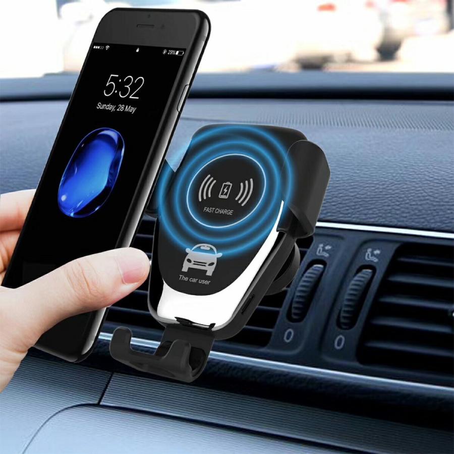 スマホホルダー 車 ワイヤレス充電 車載 急速充電 Iphone スマホ アンドロイド ホルダー ワイヤレス 充電器 Qi 置くだけ充電 車載ホルダー 送料無料 Aki Beream Store 通販 Yahoo ショッピング