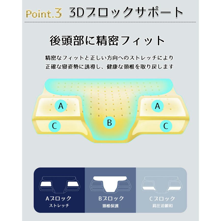 枕 肩こり 首こり マクラ まくら 横向き寝 いびき 枕カバー 付き うつぶせ寝 イビキ 防止 グッズ 安眠 いびき対策 うつぶせ 首 ソフト ごろ寝 寝返りしやすい｜akitou-net｜06