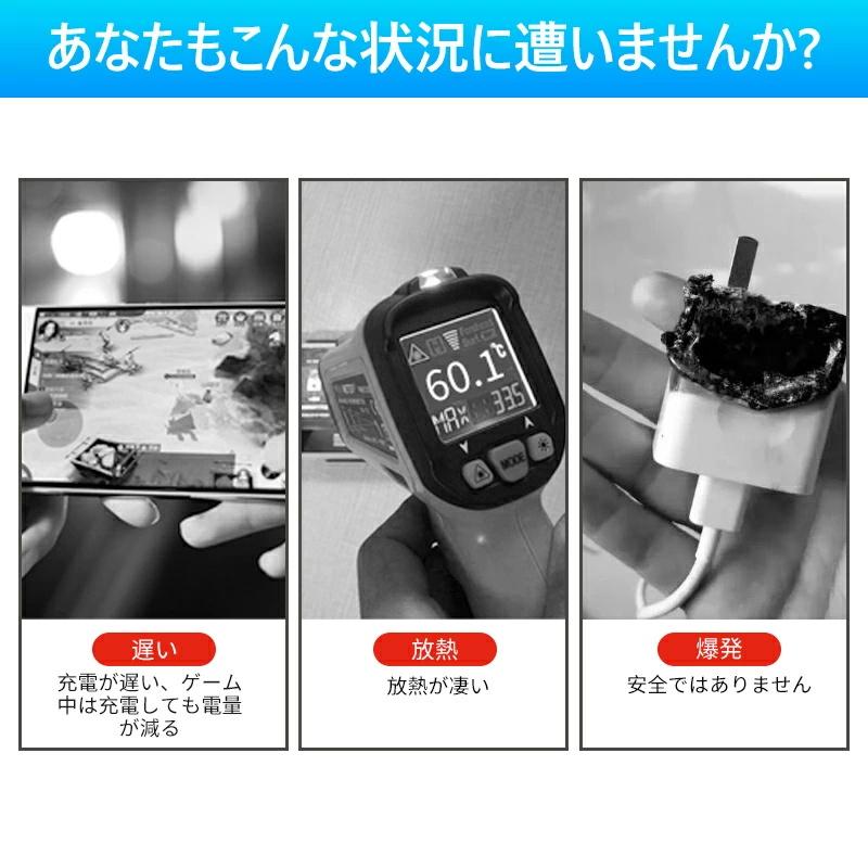 ACアダプタ iPhone 充電器 純正  折畳式充電器 急速充電器 20W 電源アダプター スマホ Type-C PD 小型軽量 3ポート 同時充電可能 PSE認証済｜akiya-store｜04