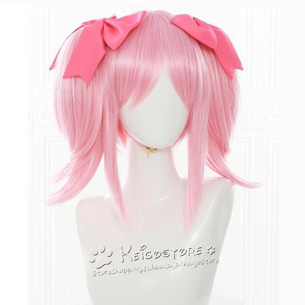 送料無料 魔法少女まどか マギカ 風 鹿目まどか コスプレウィッグ かつら Wig 高温耐熱 大人 Cosplay コスチューム イベント アニメ ハロウィン仮装 注文割引
