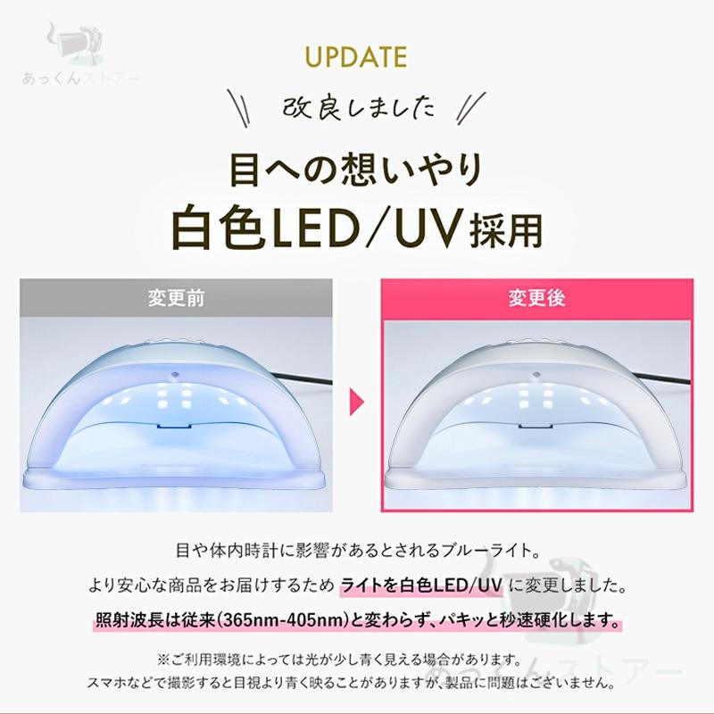 LED ＆ UV ジェル ネイルライト ドーム型 プロ用 業界注目低