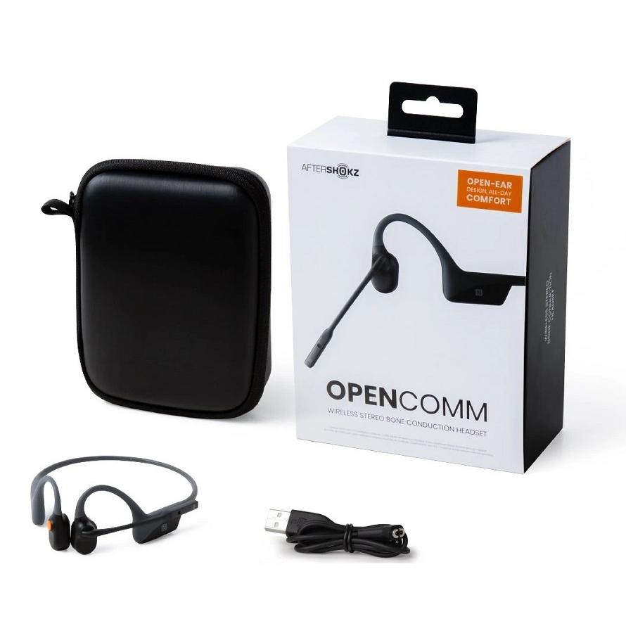 AfterShokz アフターショックス 骨伝導ワイヤレスヘッドフォン OPENCOMM 軽量 ASC100 (カラー: 3色)｜akky-international｜11