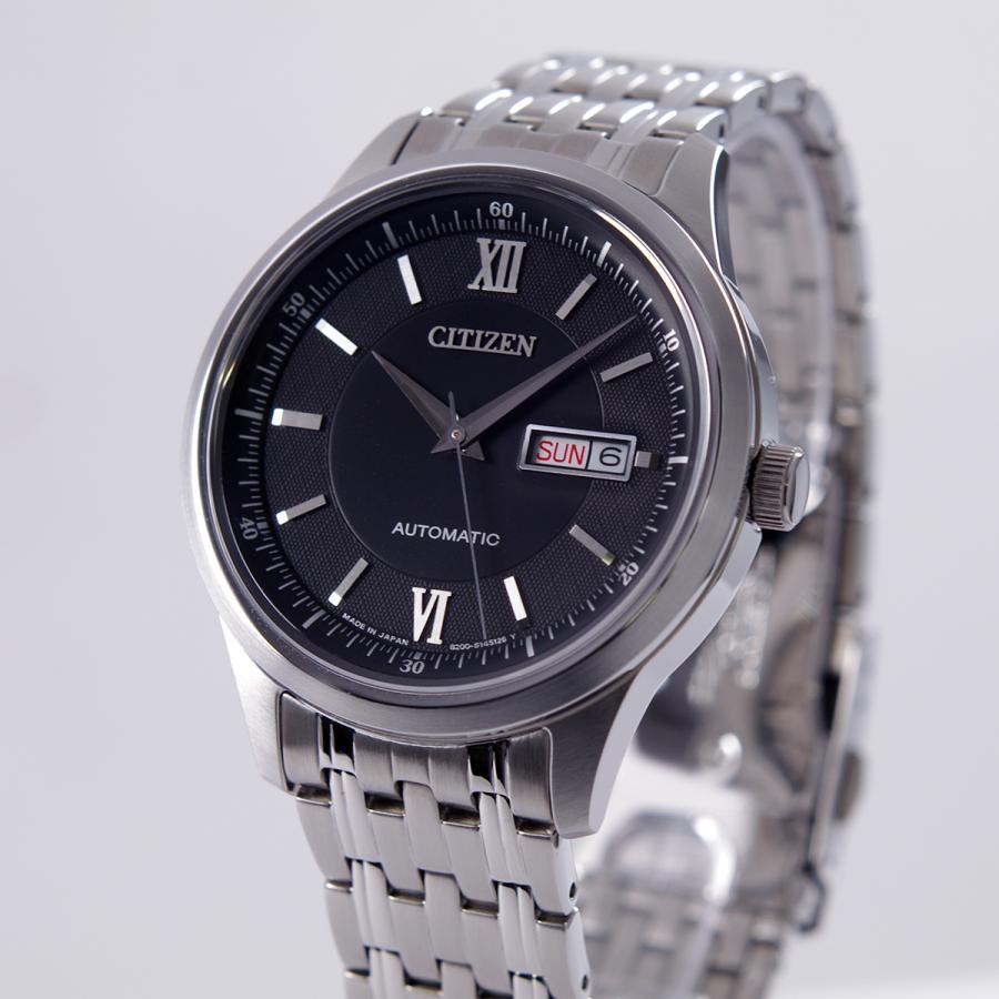 シチズン CITIZEN 腕時計 自動巻き(手巻付き) CITIZEN-Collection ブラック文字盤 サファイアガラス 日本製 NY4050-54E メンズ 国内正規品｜akky-international｜03