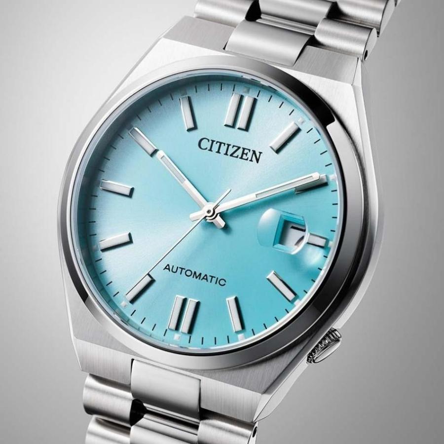 シチズン CITIZEN 腕時計 機械式 自動巻(手巻付き) サファイアガラス ライトブルー "TSUYOSA" NJ0151-88M メンズ 国内正規品｜akky-international｜05