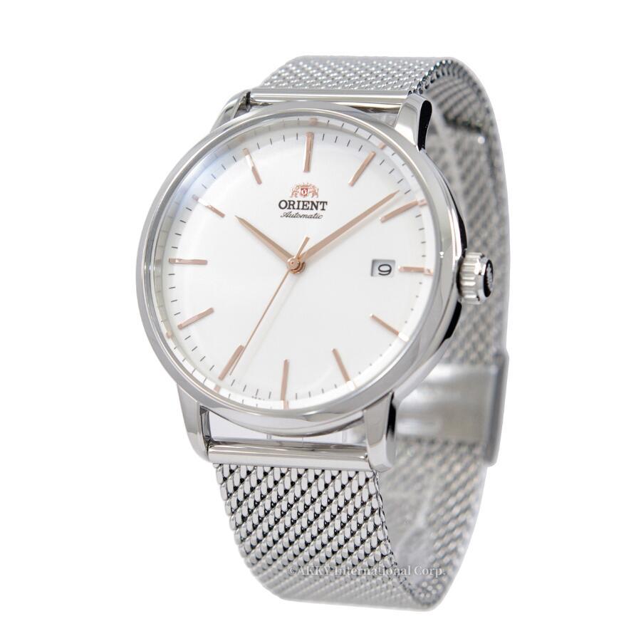 ORIENT 自動巻き アナログ時計 ホワイト ORIENT 自動巻き アナログ時計 ホワイト