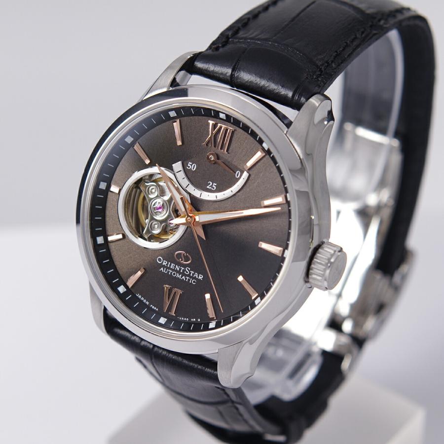 オリエント ORIENT 腕時計 ORIENTSTAR オリエントスター 機械式 自動巻(手巻付き) 日本製 セミスケルトン 海外モデル 国際保証  メンズ ブラウン RE-AT0007N