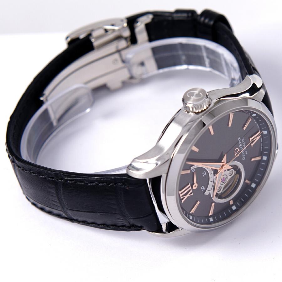 オリエント ORIENT 腕時計 ORIENTSTAR オリエントスター 機械式 自動巻(手巻付き) 日本製 セミスケルトン 海外モデル 国際保証  メンズ ブラウン RE-AT0007N